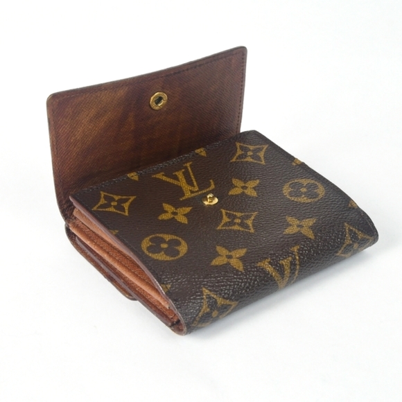 Authentic Louis Vuitton Vintage Monogram Canvas Elise Wallet On A Chain - Picture 4 of 16